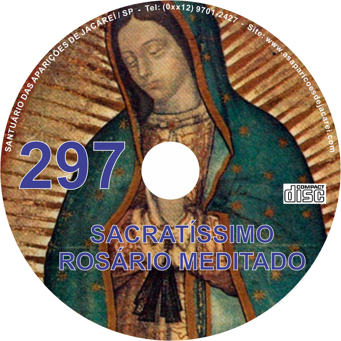 CD Rosário Meditado 297 CD Rosário Meditado 297